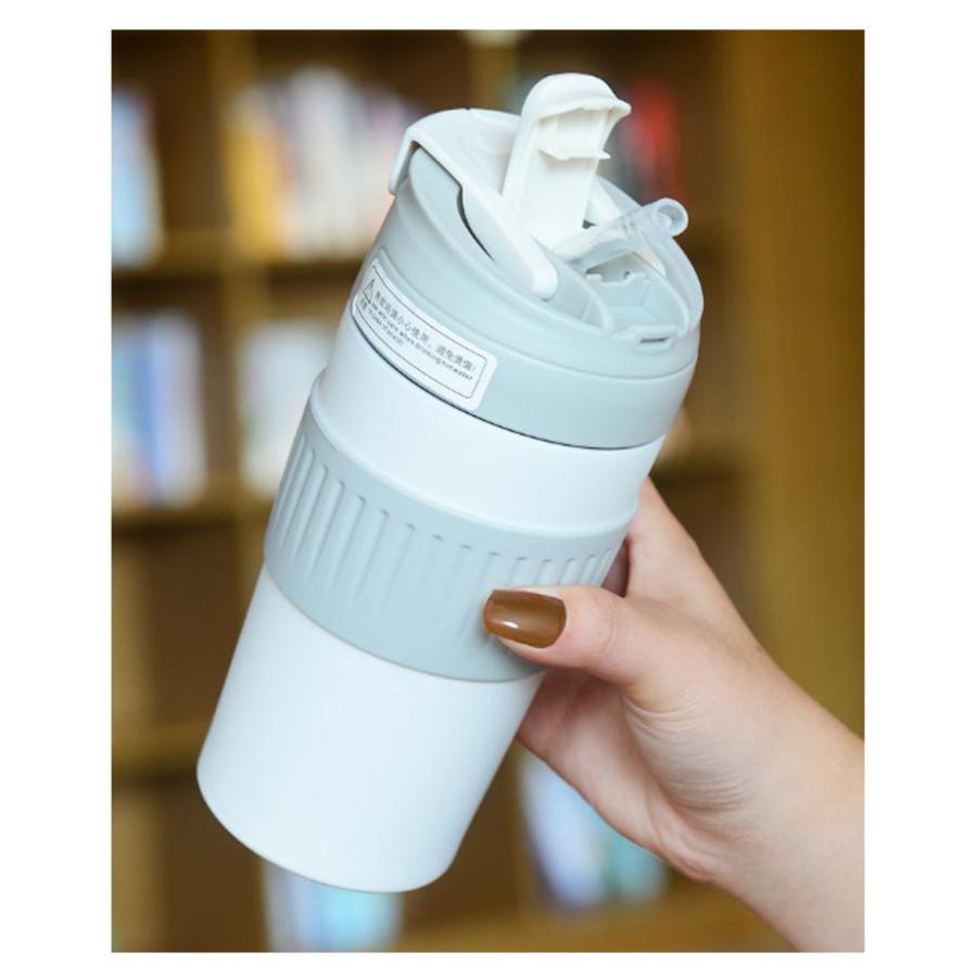 タンブラー 漏れない ストロー付 直飲み 2WAY 蓋付き マグコップ
