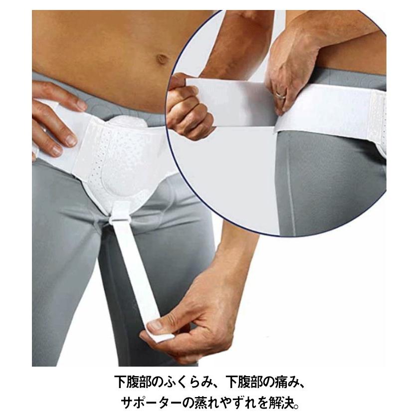 鼠径ヘルニア ベルト 脱腸帯 シングル 片側用 脱腸ベルト 圧迫パッド