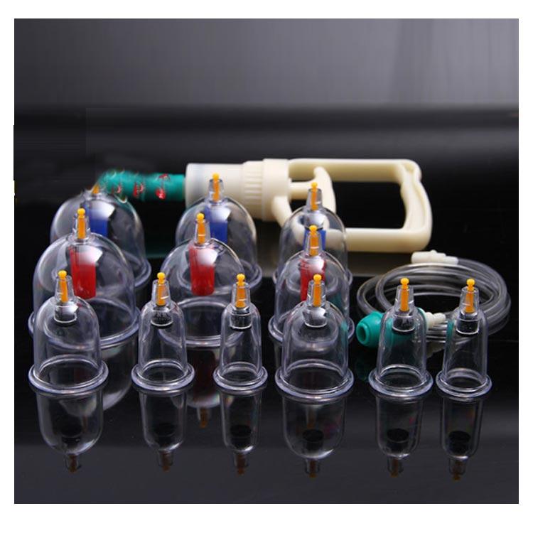 カッピング 吸玉 吸い玉 ハンド 真空ポンプ Q 吸引器 ハンドポンプ1個＋吸い玉カップ12個 セット カッピング 吸玉