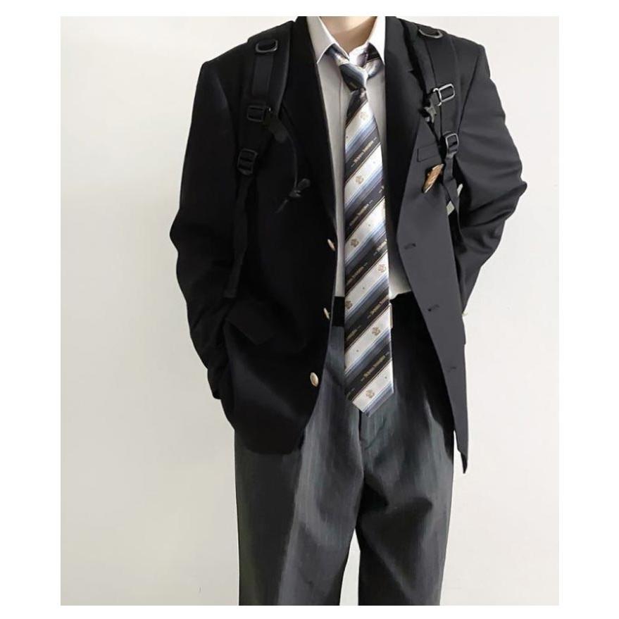 4点セット 制服 学生服 男子高生 ブレザー スクールジャケット 上下