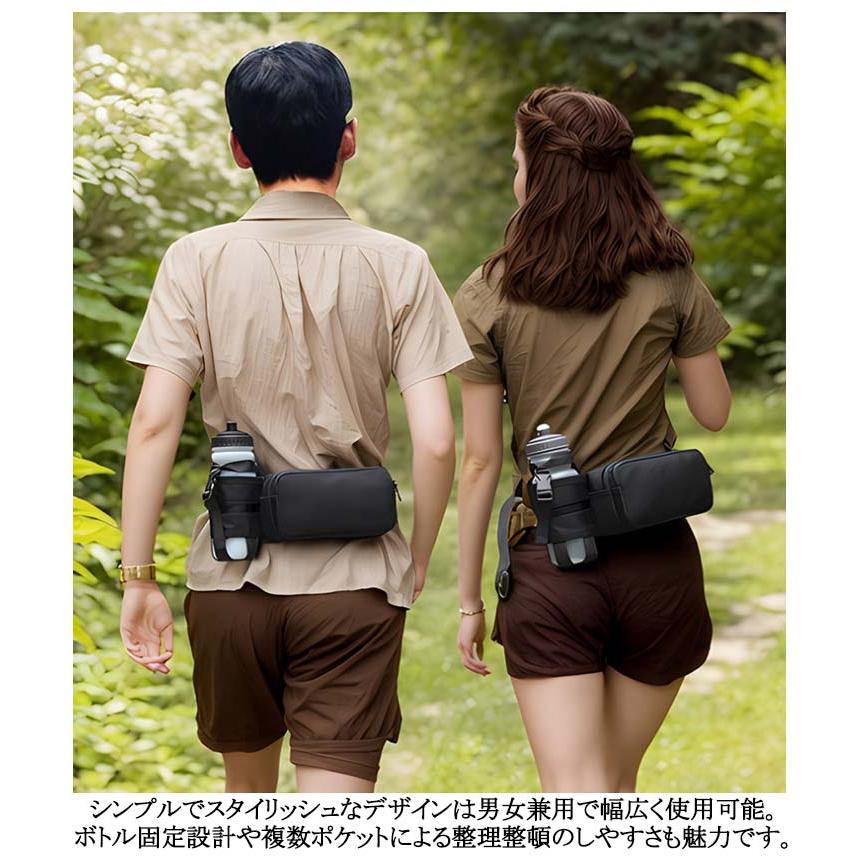 ランニングポーチ ペットボトル ウエストポーチ ランニング