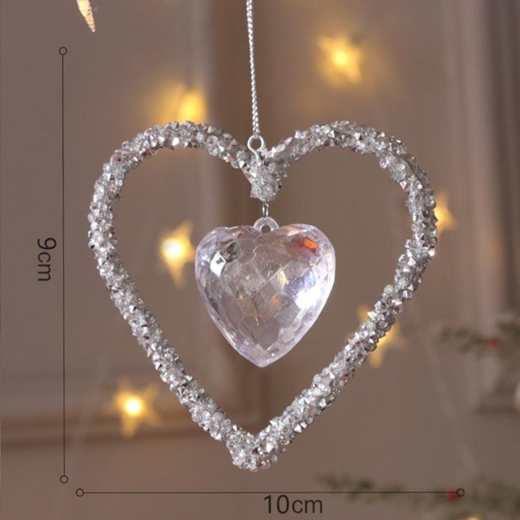 Juliska ジュリスカ　ハート　クリスマス　オーナメント　スタンド付き オーナメント 柊 クリスマス クリスタル ベツレヘムの星 割れない