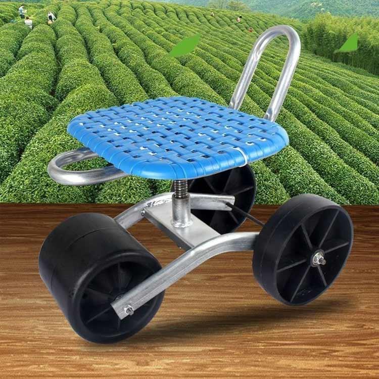 選べる3タイプ 腰掛け台車 座面高さ調節 大型タイヤ付き 回転式 作業イス ガーデンチェアー 農作業用 椅子 イス 背もたれ付き 腰掛 コロコロ移動ラ |  | 02