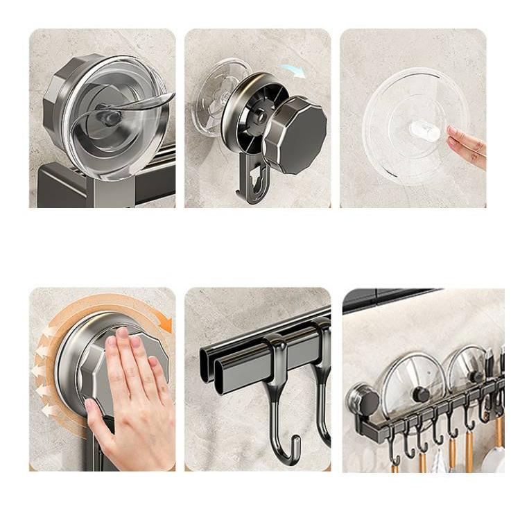フライパン収納 お風呂 キッチンツールス 壁掛けフック 多機能