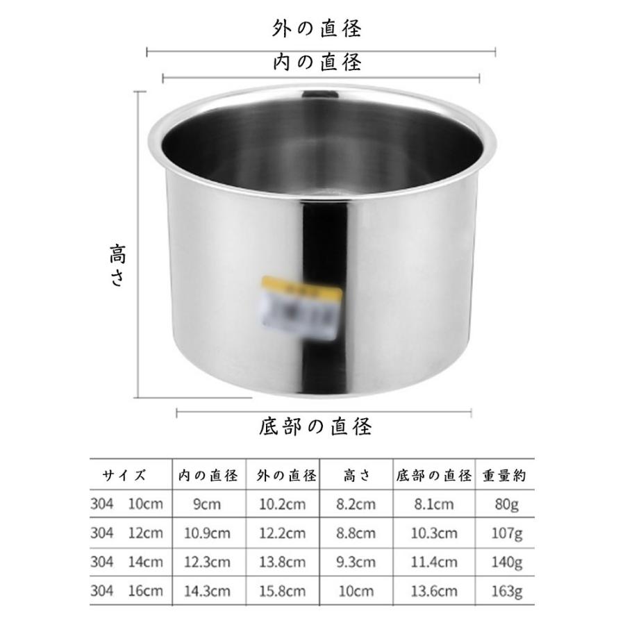 コンパクト ステンレス 薬味入れ 深型円筒形 調味缶 保存容器 収納 丸