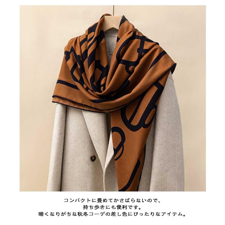 エトロ　大判スカーフ／ストール　茶系 楽天市場】エトロ 大判ストール ショール ウール×シルク ブラウン