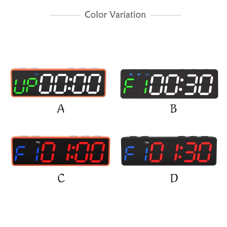 YZ ジムタイマー、スタート/ストップボタン付きジムクロック、ワーク