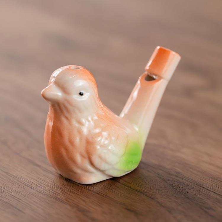 水笛 水鳥 みずどり 陶器 手作り バードホイッスル 本物の鳥みたいな