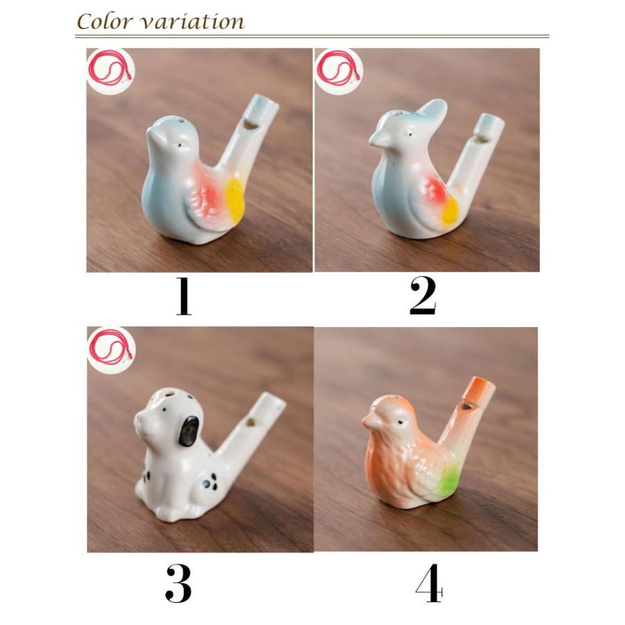 水笛 水鳥 みずどり 陶器 手作り バードホイッスル 本物の鳥みたいな