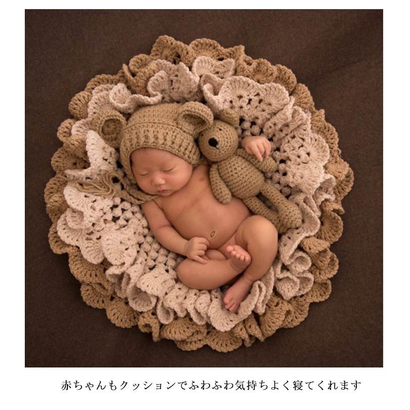 【豪華11点セット】寝相アート&ぬいぐるみ 背景 ニューボーンフォト ベビー 赤ちゃん 寝相アート 衣装 ウサギ 熊
