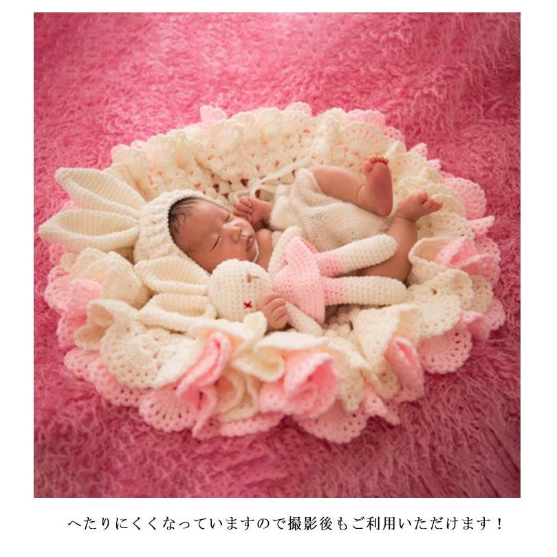 ニューボーンフォト ベビー 赤ちゃん 寝相アート 衣装 ウサギ 熊