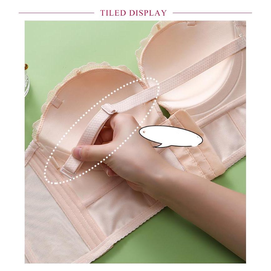 ストラップレスブラ 落ちない ずれない 谷間メイク チューブ