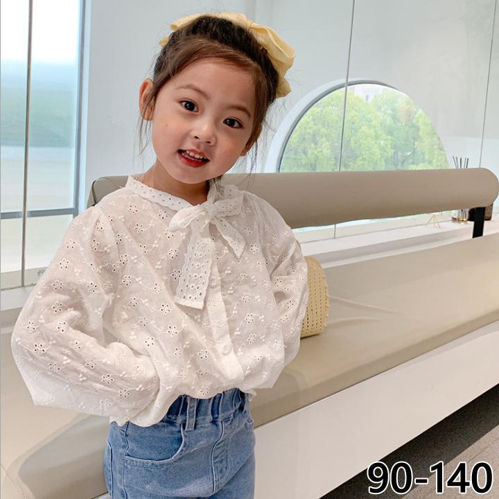 子供服 白シャツ 長袖 トップス レース 女の子 花柄 白 春 秋 90 100 110 1 130 140 子ども ホワイト キッズ 子供シャツ シンプル 通学 カワイイ Qy095 モードアリス 通販 Yahoo ショッピング