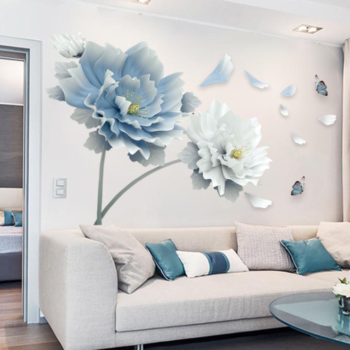 ウォールステッカー ウォールシール タンポポ 植物 壁シール 壁紙シール 壁面装飾 壁装飾 室内装飾 インテリ カワイイ 部屋飾り Diy おしゃれ ブルー Vjuhpboaol ウォールデコレーション Www Velver Hu