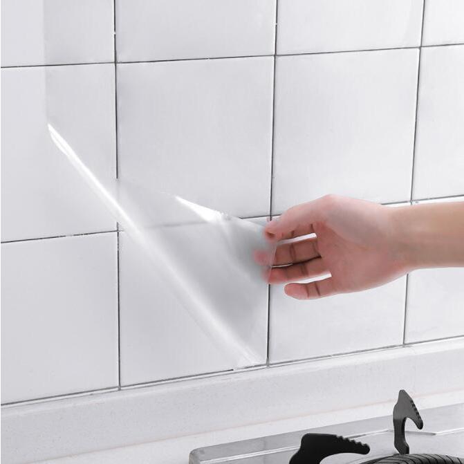 壁シール ウォールステッカー 透明 キッチンシート 壁紙 防水 防火 防水耐熱 インテリ 壁紙シール おしゃれ ウォールシール お気に入り