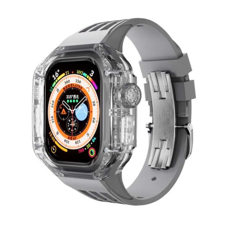 おしゃれ ultra フッ素ゴム カバー アップルウォッチ watch