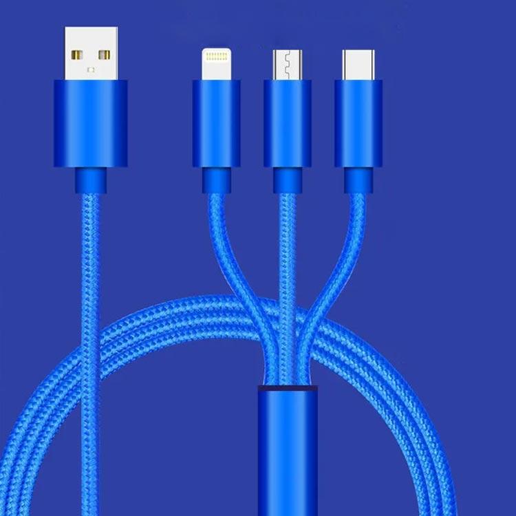iPhone Micro USB Type-C 3in1 充電ケーブル ACアダプター 2点セット ケーブル長 1m 2m 3m アイフォン スマホ |  | 04