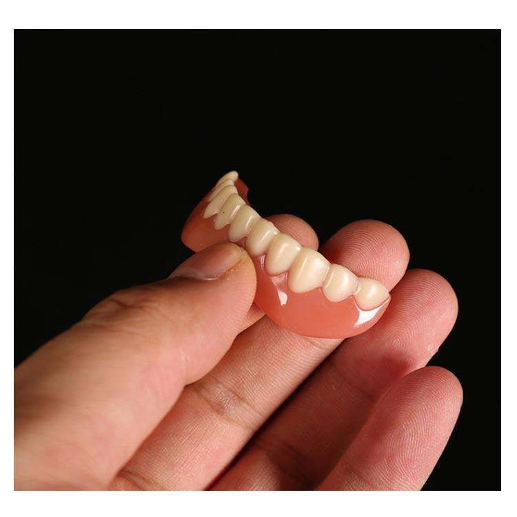 2個セット 上歯 下歯 ワンタッチ付け歯 審美歯 女性用 男性用