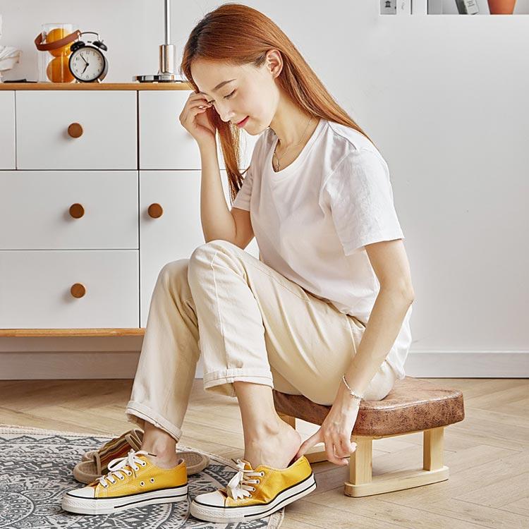 スツール 椅子 いす イス おしゃれ 北欧風 腰掛け シューズ着替え 木製