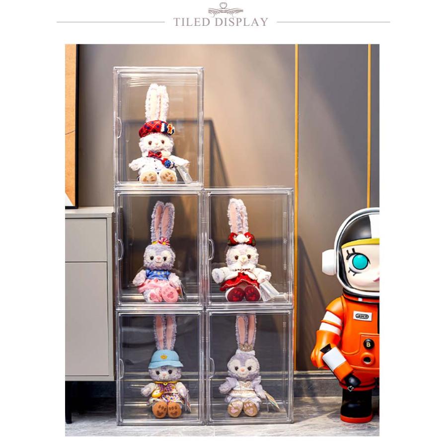 ぬいぐるみ収納ケース 透明 人形ケース ぬいぐるみケース アクリル