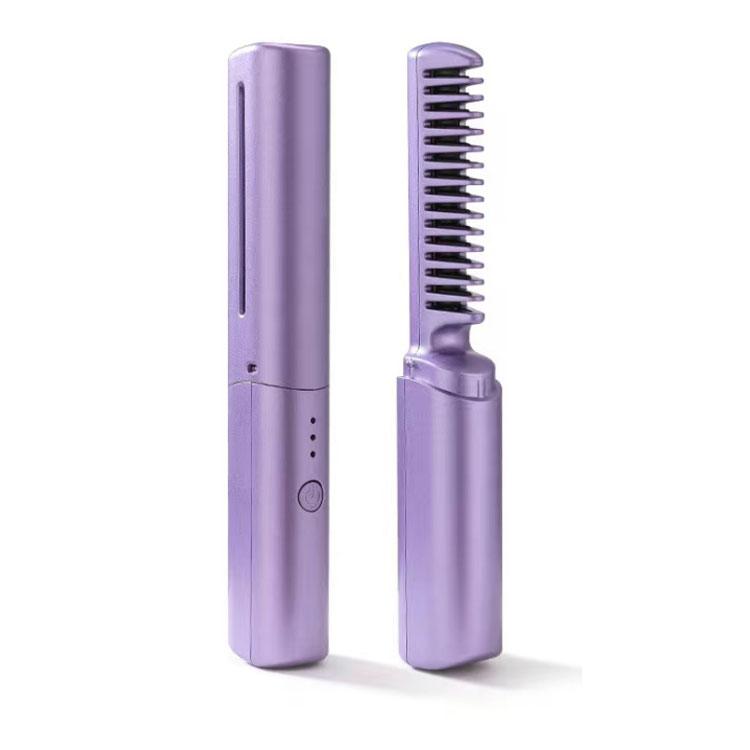 ヒートブラシ コードレス ヘアアイロン ブラシアイロン ミニ ヘア