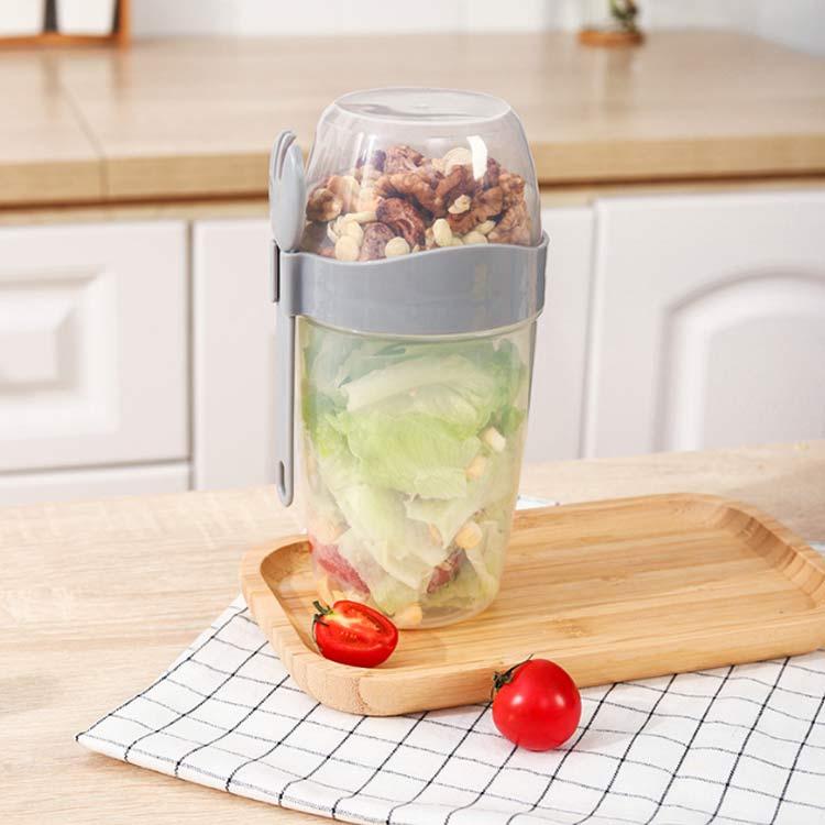 サラダ 1070ml フォーク付き 弁当箱 お弁当 870ml 2段 サラダ