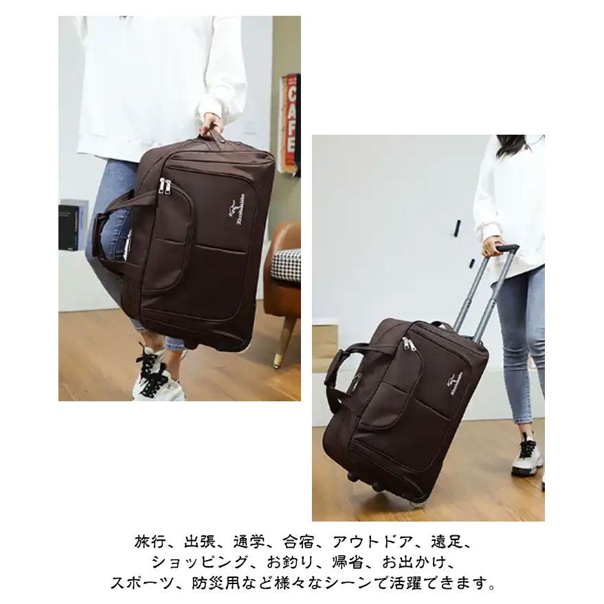 希少✨コーチ 2way ボストンバッグ キャリーケース 大容量 旅行 ビジネス florist｜【2way】大容量キャスター付きナイロンボストンバッグ