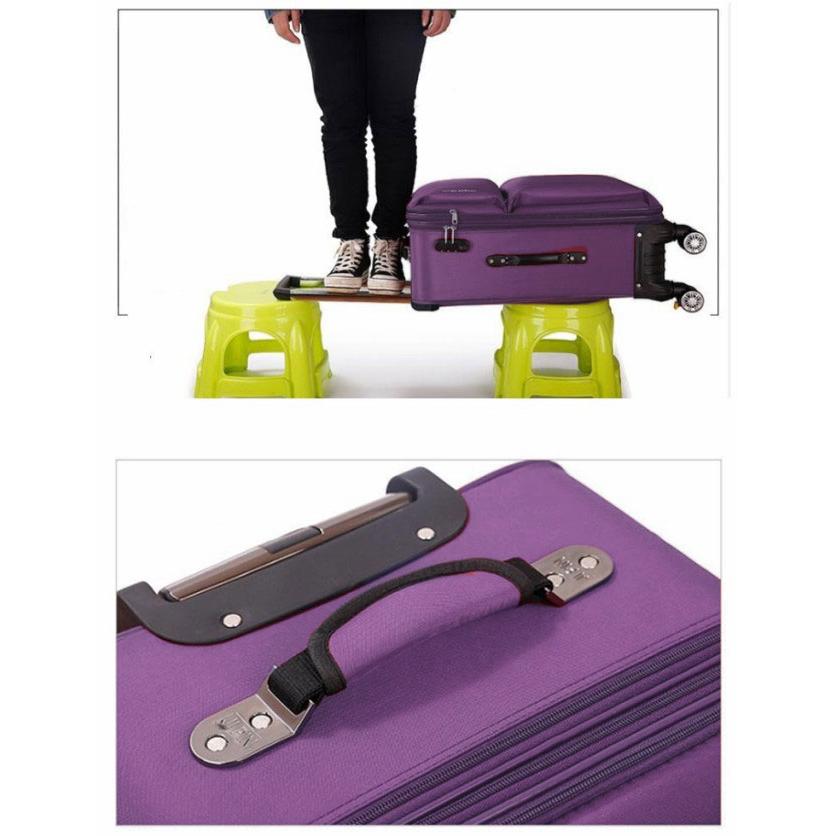 スーツケース 布製 防水 機内持ち込み ソフトトランク 拡張機能付き s