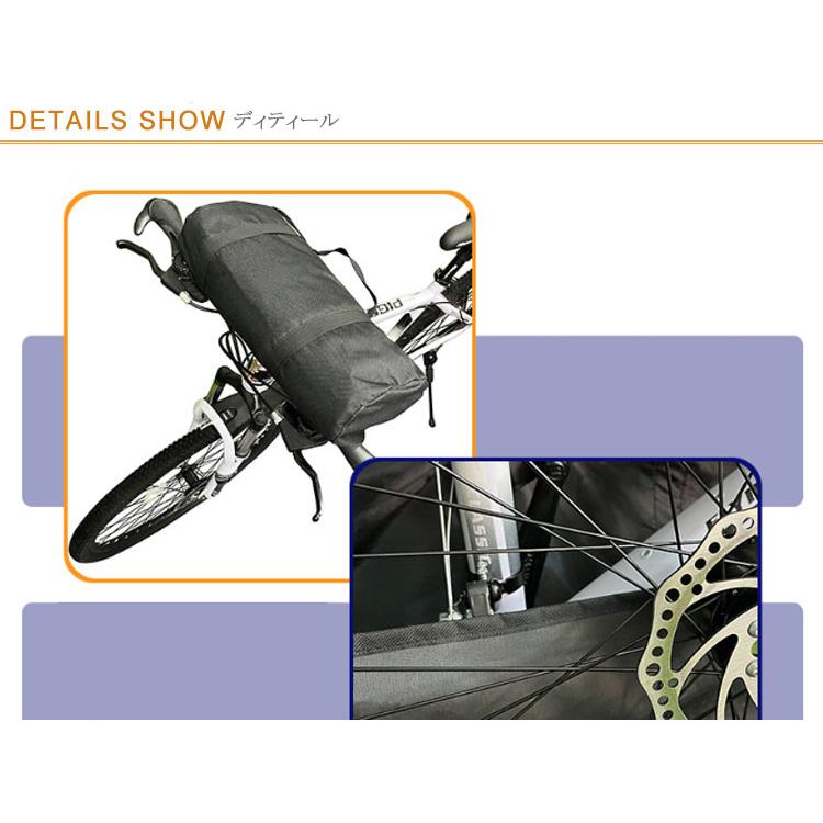 輪行バッグ　ロードバイク　自転車 輪行袋（ロードバイク/クロスバイク/MTB・縦型/横型両対応・前後