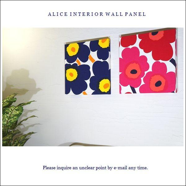 marimekko ファブリックパネル アリス pieniunikko 30×30cm 2枚組