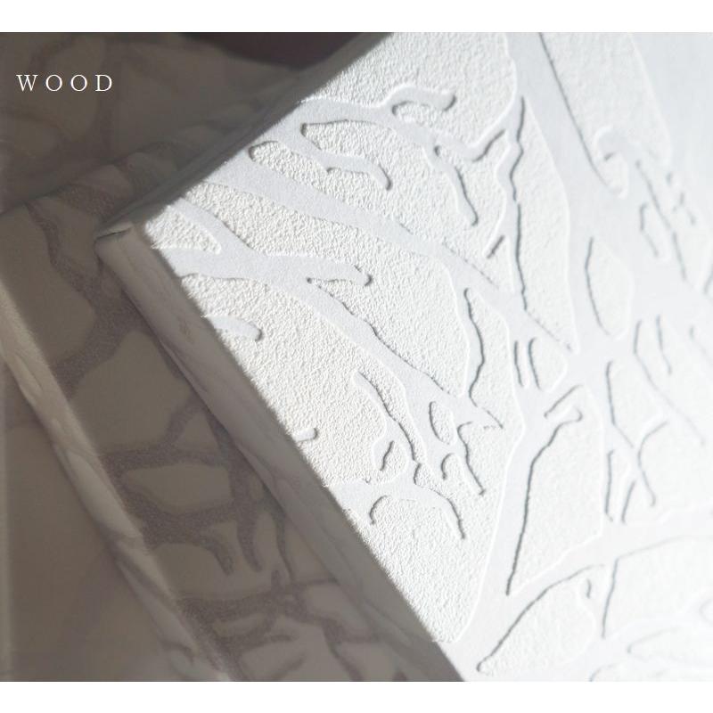 アートパネル 壁掛け シンプル Wood 50×20cm 2枚組 white ホワイト 木