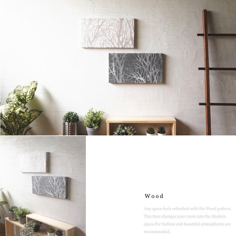 アートパネル 壁掛け シンプル Wood 40×22cm 2色組 ホワイト アートパネル 壁掛け シンプル Wood 40×22cm 2色組 ホワイト