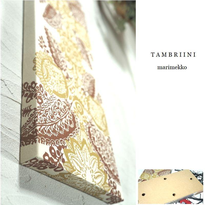 マリメッコ　ファブリックパネル マリメッコのファブリックパネル3枚セット「ルミマルヤ