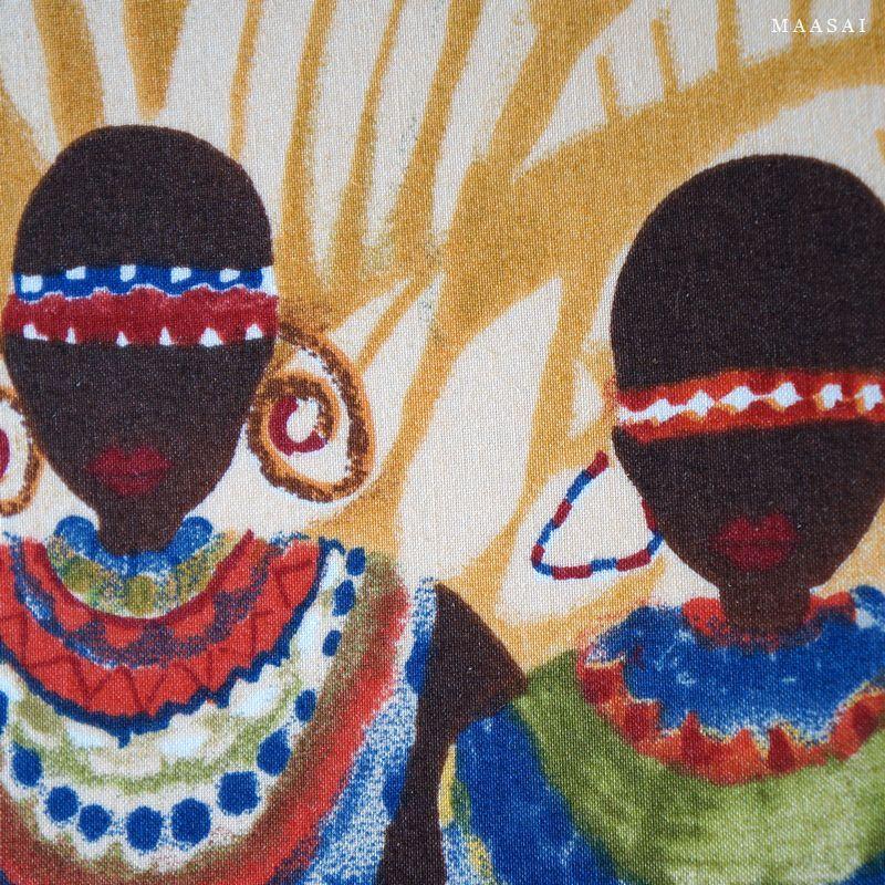 マンハッタンニューヨークファブリックパネルキャンパスアート70cm×50cm MAASAI マサイ ファブリックパネル モダン 90×52cm オリエンタルアート