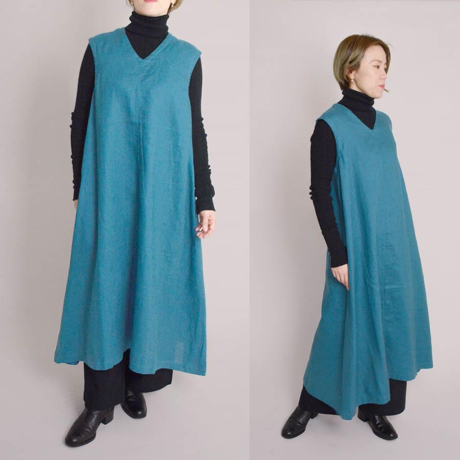 綿 リブニット タートル タートルネック ハイネック 長袖 コットン