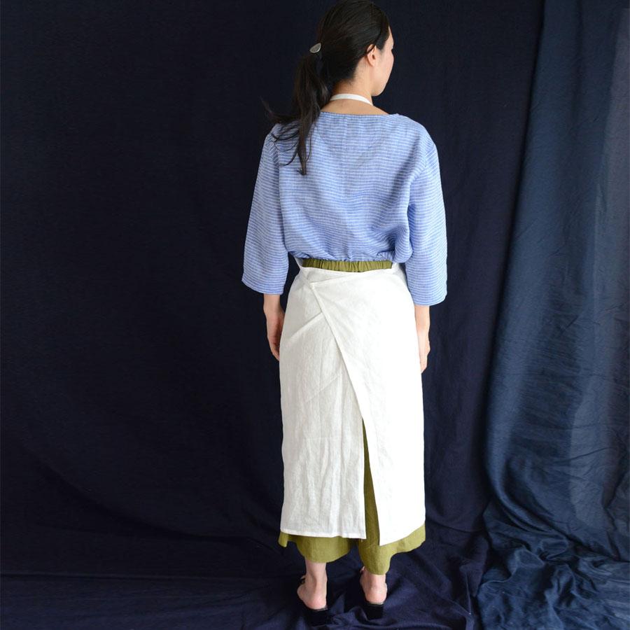 エプロン　麻　新品LIBECO リネン100% エプロン 麻 新品LIBECO リネン100% エプロン 麻 新品LIBECO