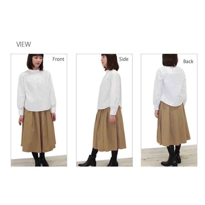 フリルスタンドカラーブラウス フリル衿シャツ ns-84019