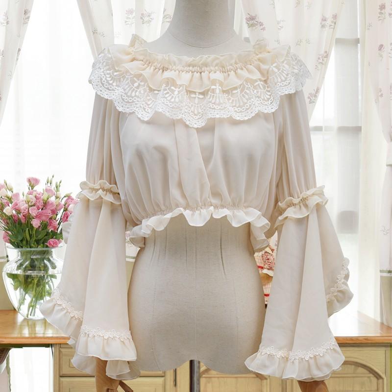 即納 ブラウス 姫袖 ロリータ ロリィタ ゴシック ゴスロリ ゆめかわいい フリル 可愛い 長袖 3色 即納 ブラウス 姫袖 ロリータ ロリィタ ゴシック ゴスロリ ゆめかわいい フリル 可愛い 長袖 3色