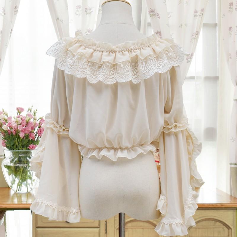 即納 ブラウス 姫袖 ロリータ ロリィタ ゴシック ゴスロリ ゆめ 即納 ブラウス 姫袖 ロリータ ロリィタ ゴシック ゴスロリ ゆめ