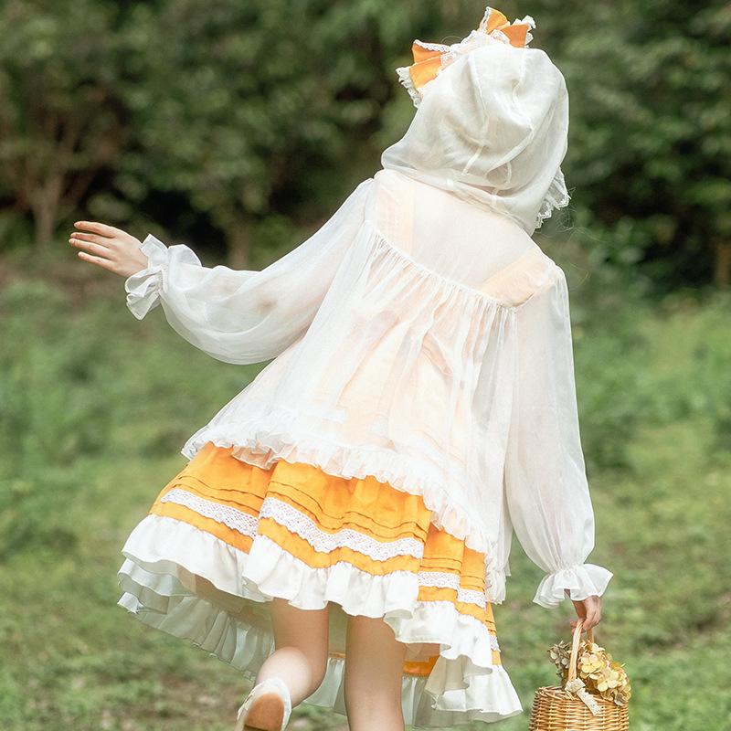 日よけ ケープ ロリータ ストール 羽織 ホワイト 夏 レディース Lolita ロリィタ クラロリ 甘ロリ 姫系 通気性 A Alice Doll 通販 Yahoo ショッピング
