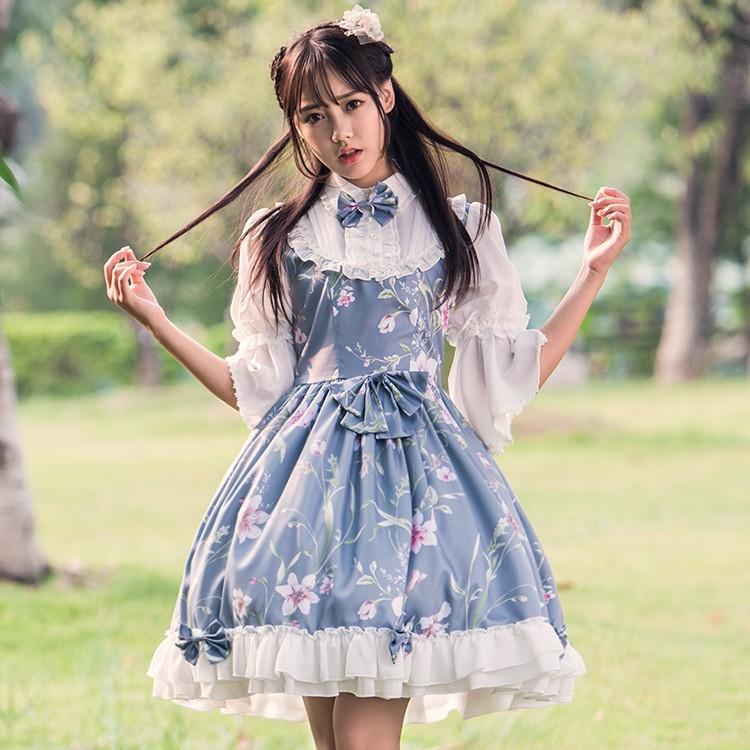 ロリータ ワンピース ブラウス ジャンパースカート チャイナ風 ドレス 姫系 かわいい 清純 S M L A Alice Doll 通販 Yahoo ショッピング