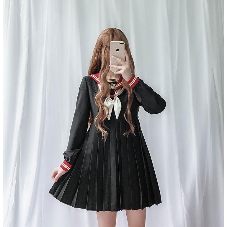 セーラー服 セーラーカラー 制服 ワンピース コスプレ 半袖 長袖 リボン かわいい コスプレ A Alice Doll 通販 Yahoo ショッピング