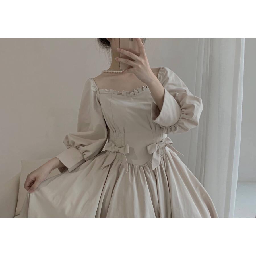 ロリータ ワンピース ドレス ロング 七分袖 ゴシック ゴスロリ 優雅 エレガント 可愛い ブラック レッド A Alice Doll 通販 Yahoo ショッピング