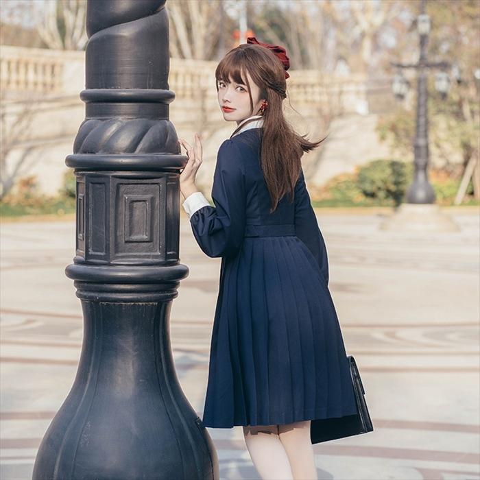 超美品 ワンピース セーラー 制服 長袖 春 新作 ロリータ レディース Jk女子高生 コスチューム コスプレ ベーシック 可愛い 正統派 甘い お気にいる Farmerscentre Com Ng