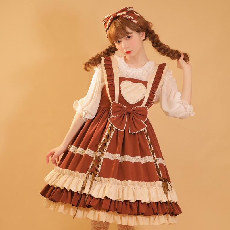 ロリータ ワンピース レディース Lolita 普段着 ロリィタ 甘ロリ ロリータ ワンピース レディース Lolita 普段着 ロリィタ 甘ロリ