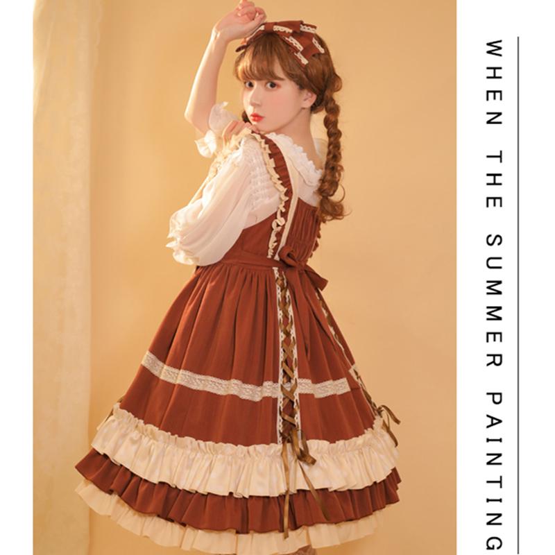 ロリータ ワンピース レディース Lolita 普段着 ロリィタ 甘ロリ ロリータ ワンピース レディース Lolita 普段着 ロリィタ 甘ロリ