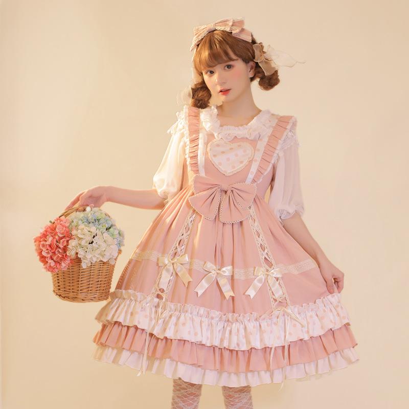 ロリータ ワンピース レディース Lolita 普段着 ロリィタ 甘ロリ ロリータ ワンピース レディース Lolita 普段着 ロリィタ 甘ロリ