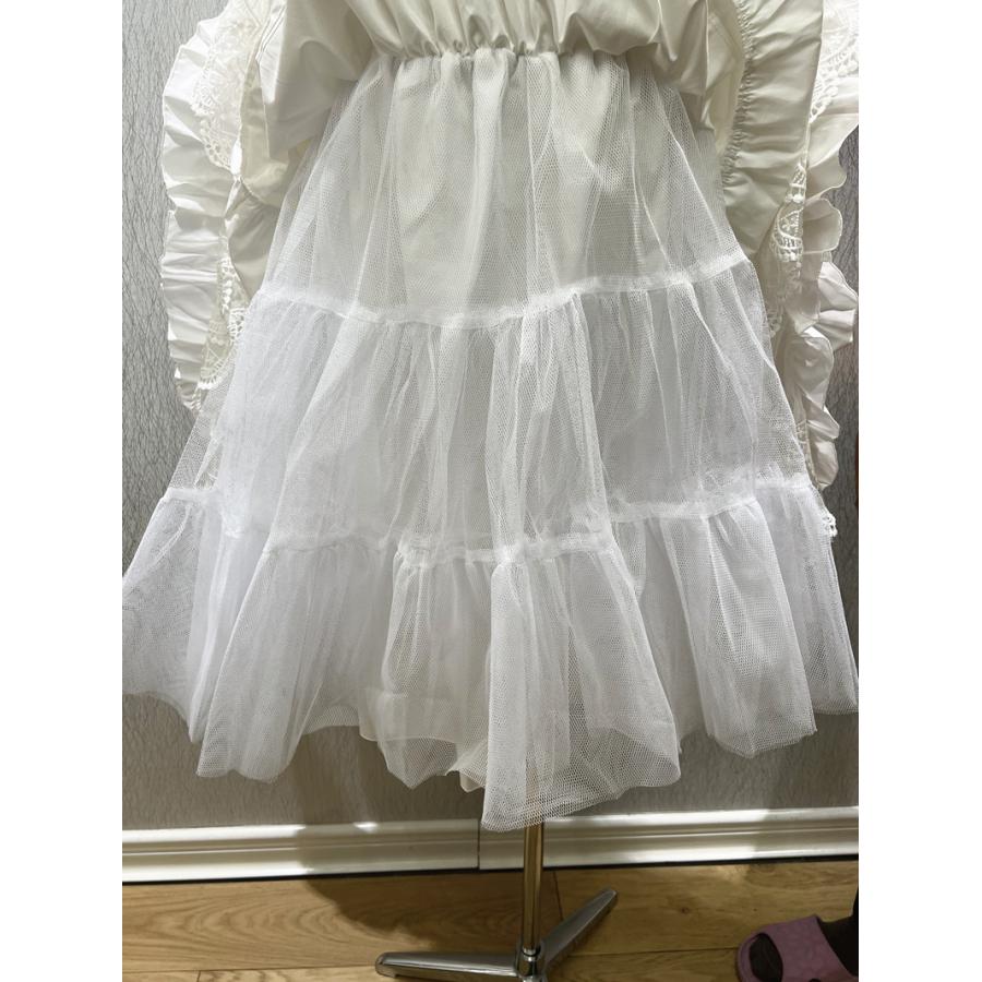 美品　アトリエボズ　レース　チュール　スカート　パニエ　ゴスロリ　ロリータ 美品 アトリエボズ レース チュール スカート パニエ ゴスロリ