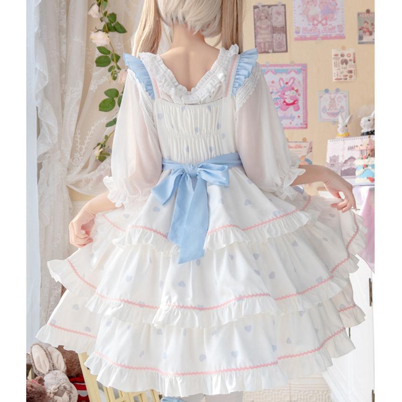 レディース ワンピース ロリータ ロリィタ 甘ロリ 姫系 多層 JSK レディース ワンピース ロリータ ロリィタ 甘ロリ 姫系 多層 JSK
