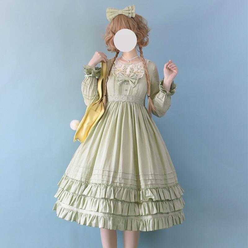 中国ロリィタ　Alicegirl 長袖ベロアワンピース　XL　新品 teddyqd316.jpg